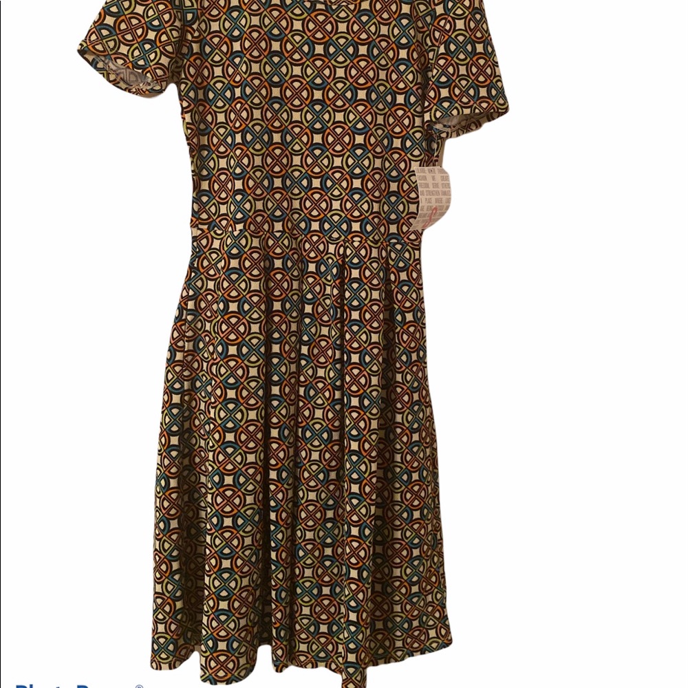LuLaRoe bright yellow dress